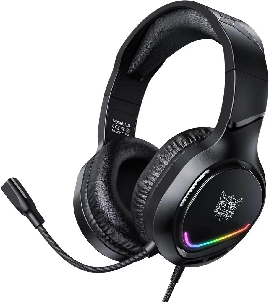 هدفون گیمینگ اونیکوما مدل X31 | نورپردازی RGB خیره‌کننده و صدای فوق‌العاده